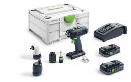 Festool  576456 18V Cordless Drill T 18+3 HPC 4.0 I-Set £589.00